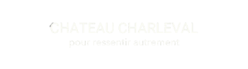 Logo chateau charleval - pour ressentir autrement
