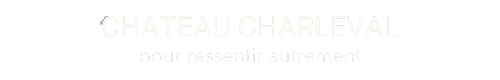 Logo chateau charleval - pour ressentir autrement